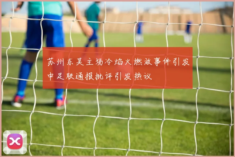 苏州东吴主场冷焰火燃放事件引发中足联通报批评引发热议